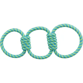 Aqua Toy pływające przeciąganie liny z 3 kółkami, 42 cm, poliester